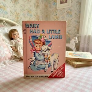 1955 Mary Had a Little Lamb-Rand McNally-Start Right Elf Book-Vintage-Children